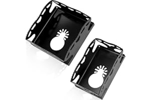 Upgraded 2Pcs Multitool Outlet Cutter for Single Gang Box- Oscillating Tool Accessories, Precision Square Slot Cutter for Woo