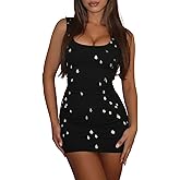 Women Sexy Glitter Sequin Bodycon Tank Mini Dress Sleeveless Tight Night Club Party Dress