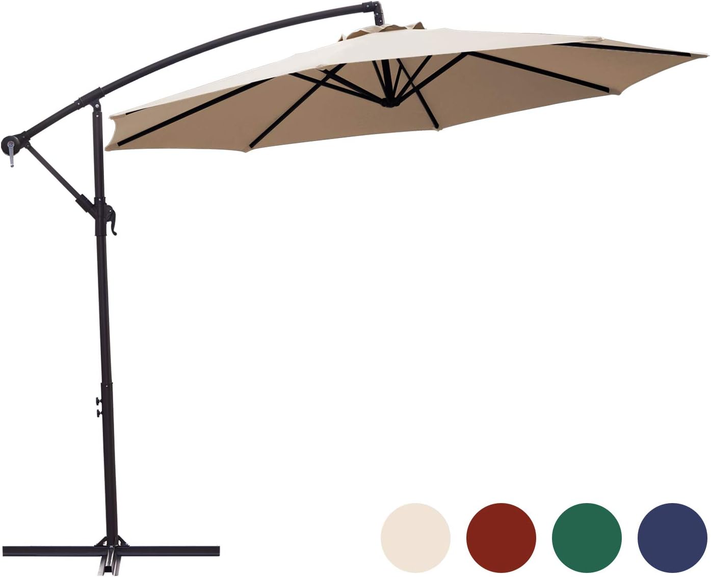 kingyes 10ft patio offset cantilever umbrella Best Choice Products Hanging Market Umbrella, 8 Sturdy Ribs, Easy Adjustment Enjoy maximum shade with our new 360 Cantilever Offset Umbrella Best Choice Products 10ft 360