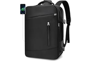 BAGZY 6x13x17 inch Personal Bag Air Canada Carry On Travel Backpack Underseat Casual Laptop Backpack with Shoe Compartment Wa