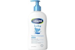 Cetaphil Baby Wash & Shampoo ,Tear Free, Paraben, Colorant and Mineral Oil Free, 13.5 Fl. Oz (Packaging May Vary)