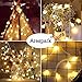 Arespark Globe String Lights 8 Mode 100LED 33foot Waterproof Decorative Starry Fairy Lights, for Indoor Outdoor Patio Wedding Party Home Garden Bedroom, Warm White