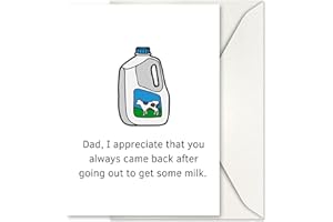 GIFTING GIGGLES Funny Card for Dad | Happy Birthday, Father’s Day | from daughter, son, all of us | Bday gift for Father, Step Dad, Daddy | 40th 50th 60th 70th 80th