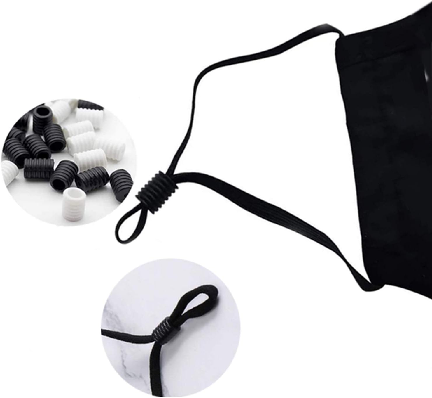 Buckle Adjuster Cord Locks Silicone Toggles for Drawstring, BeiYoYo No