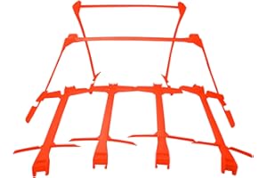 Trademark Innovations Set of 6 Adjustable Height 6", 9", 12" Speed Training Plyometric Hurdles