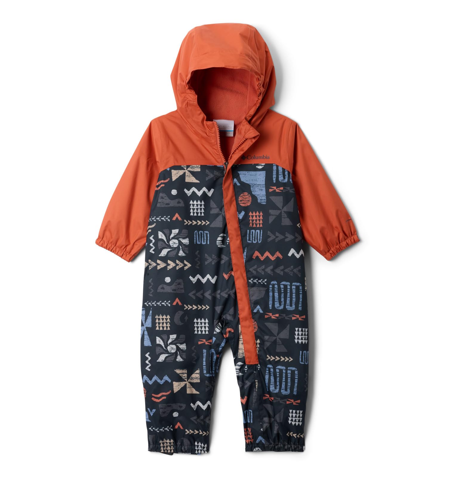 Photo 1 of Columbia Youth Infant Critter Jitters III Rain Suit, Black Outerbounds/Tuscan, 12/18