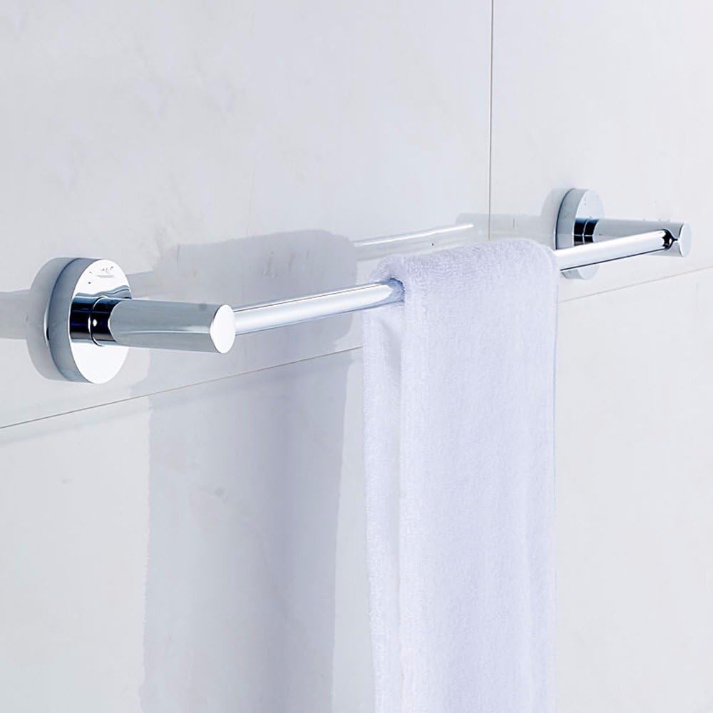 LVLIDAN Towel Rack Hanger Holder Rail Bathroom Towel Bar Simple style Sucker Single pole Wall-mounted 64cm