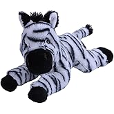 Wild Republic EcoKins Zebra Stuffed Animal 12 inch, Eco Friendly Gifts for Kids, Plush Toy, Handcrafted Using 16 Recycled Plastic Water Bottles
