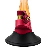 Port Miller Click-On Stand for Puffco Peak Pro &amp; Original Peak &mdash; Anti-Tip Stabilizing Base, 4" Wide (Black)