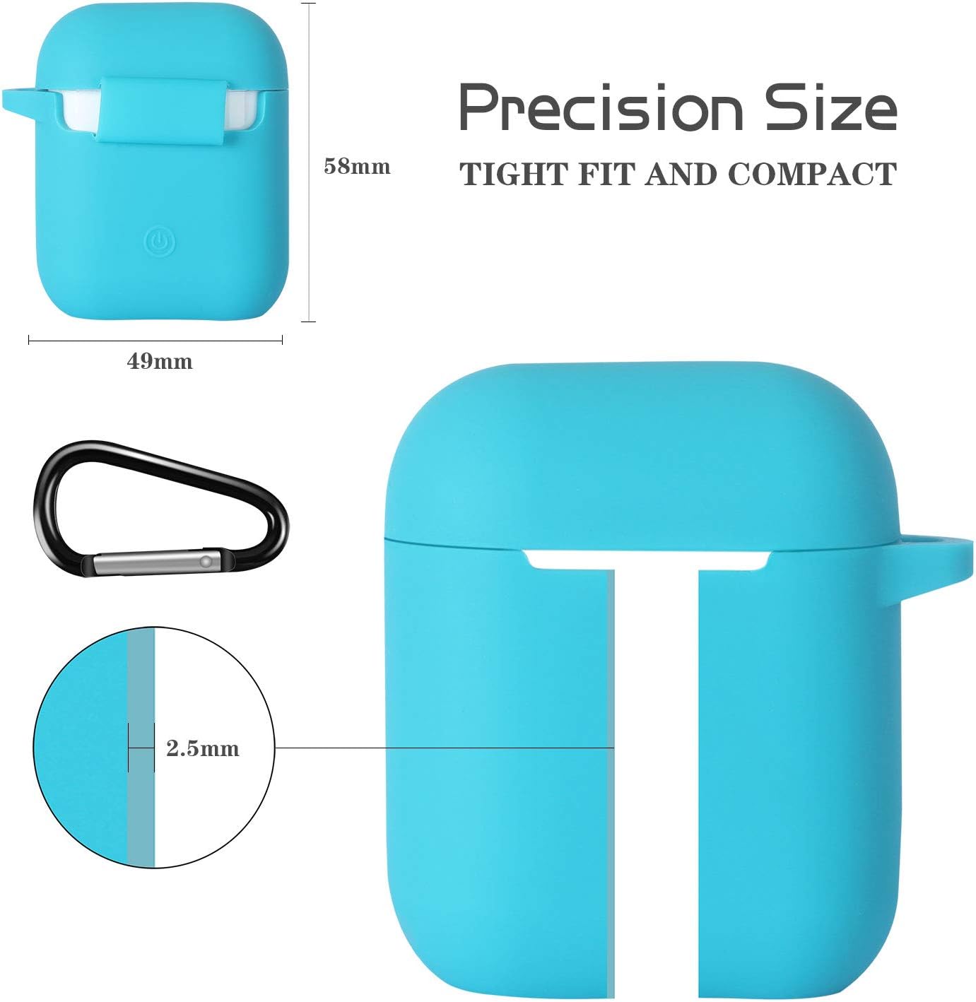 KOKOKA Case Cover Compatible with AirPods 2 & 1 - Image 4