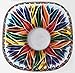 Murano Glass Fire Bowl - Hand Painted Bowl Made In Italy