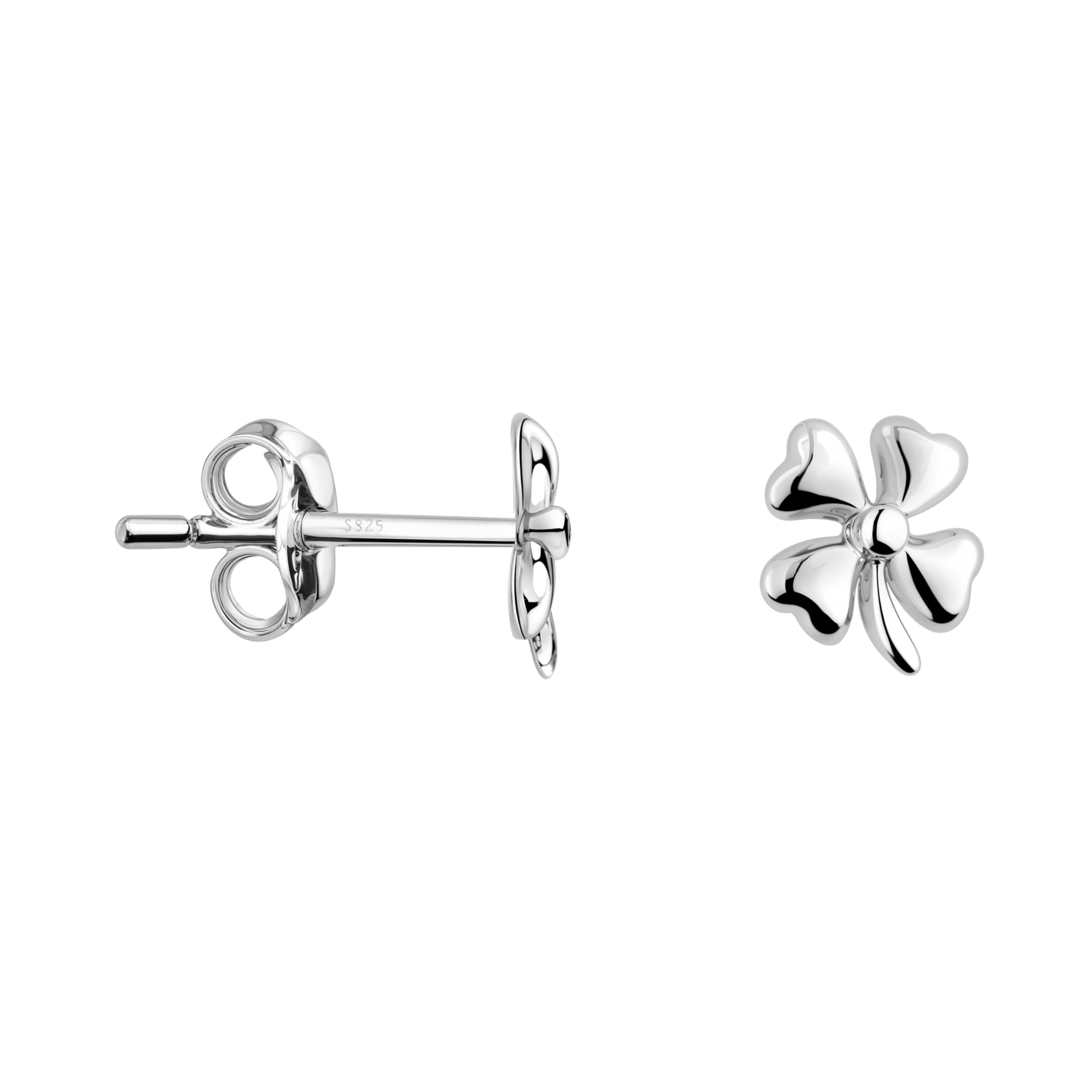 SOFIA MILANI - Women's Earrings 925 Silver - Clover Stud Earrings - 20591