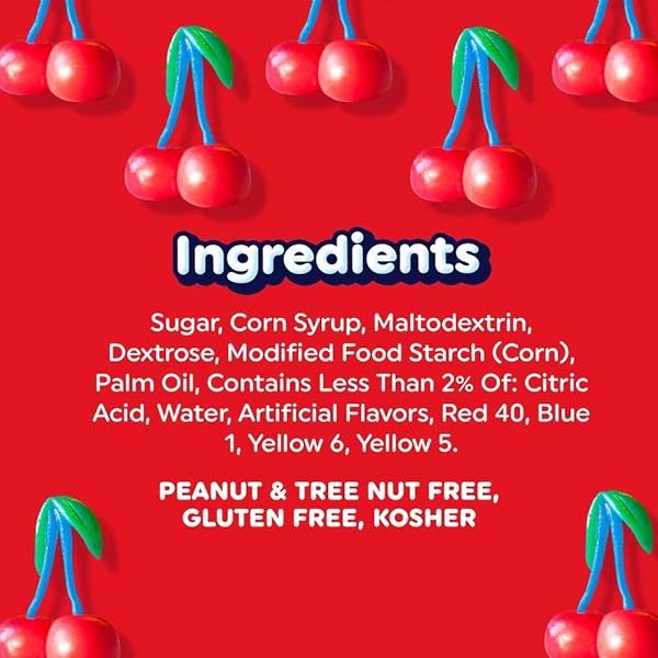 AIRHEADS HALLOWEEN TRICK OR TREAT CANDY FULL SIZE BARS, CHERRY FLAVOR, INDIVIDUALLY WRAPPED BULK CANDY FOR ADULTS & KIDS, TAFFY, NON-MELTING, PARTY (PACK OF 36 BARS)