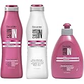 Recamier Professional Salon In +Pro Liss Control Hair Shampoo, Conditioner and Treatment Bundle 3 Piece kit 40403 Small