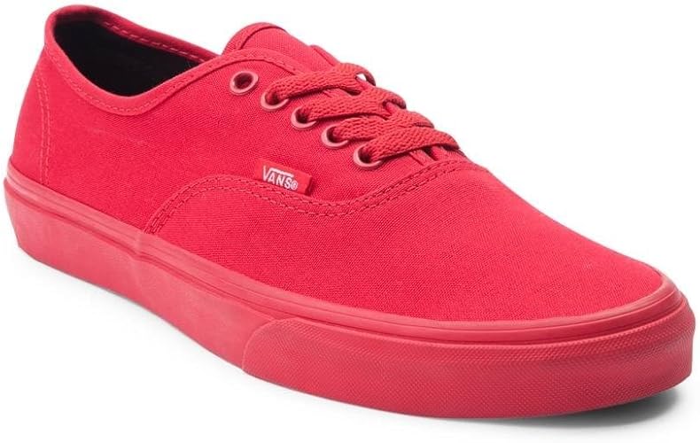 red monochrome vans