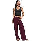 Hybrid & Company Womens Super Comfy Flowy Wide Leg Palazzo Pants Made in USA