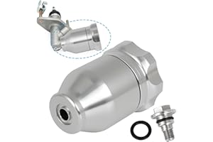 WIKIBB Master Cylinder Reservoir Kit for Honda Civic EG EK Integra CRX Acura Aluminum Clutch Release Replacement Parts with screw O-rings