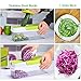 Vegetable Slicer - INOFIA Food Slicer, 10 in 1 King Mandolin Chopper, Cutter, Cheese Grater Compact and Heavy-Duty Spiral Vegetable Slicer with Stainless Steel Blades - Includes 7 Different Inserts