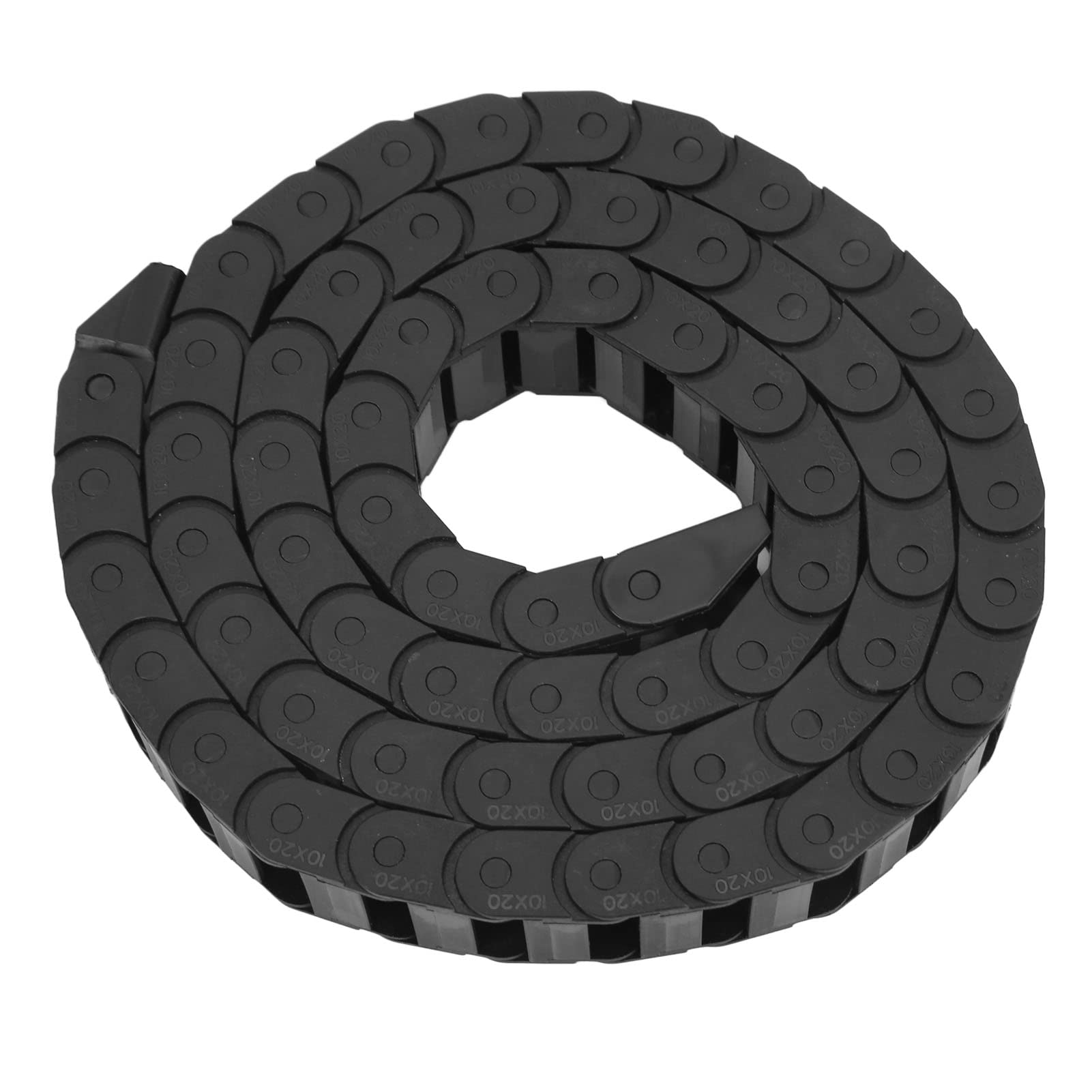 10 X 20mm Carrier Drag Chain Cable Wire Carrier Drag Chain Wire Carrier Cable Drag Chain with End Connectors for CNC Machines 1M Length