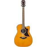 Yamaha A-Series A1R Acoustic-Electric Guitar, Vintage Natural