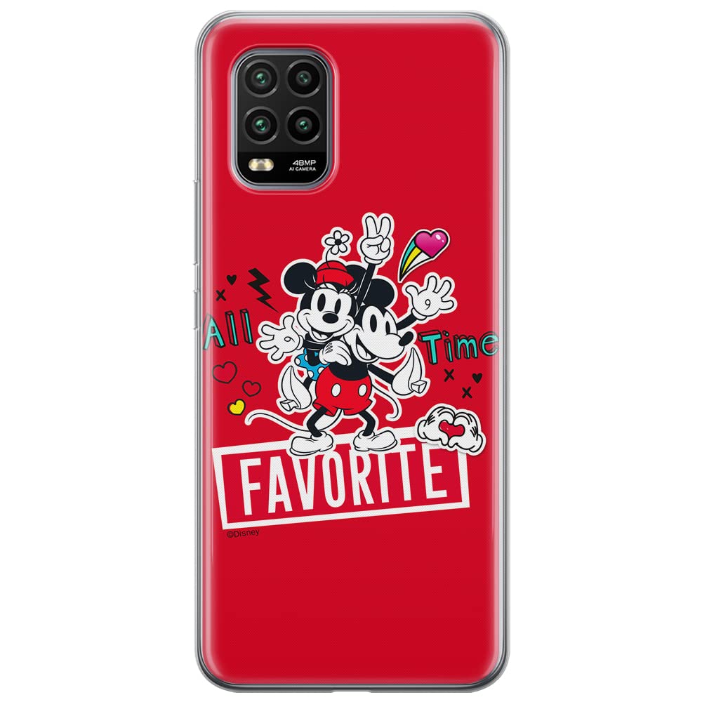 ERT GROUP mobile phone case for Xiaomi MI 10 LITE original and officially Licensed Disney pattern Mickey & Minnie 011 optimally adapted to the shape of the mobile phone, case made of TPU — image 1