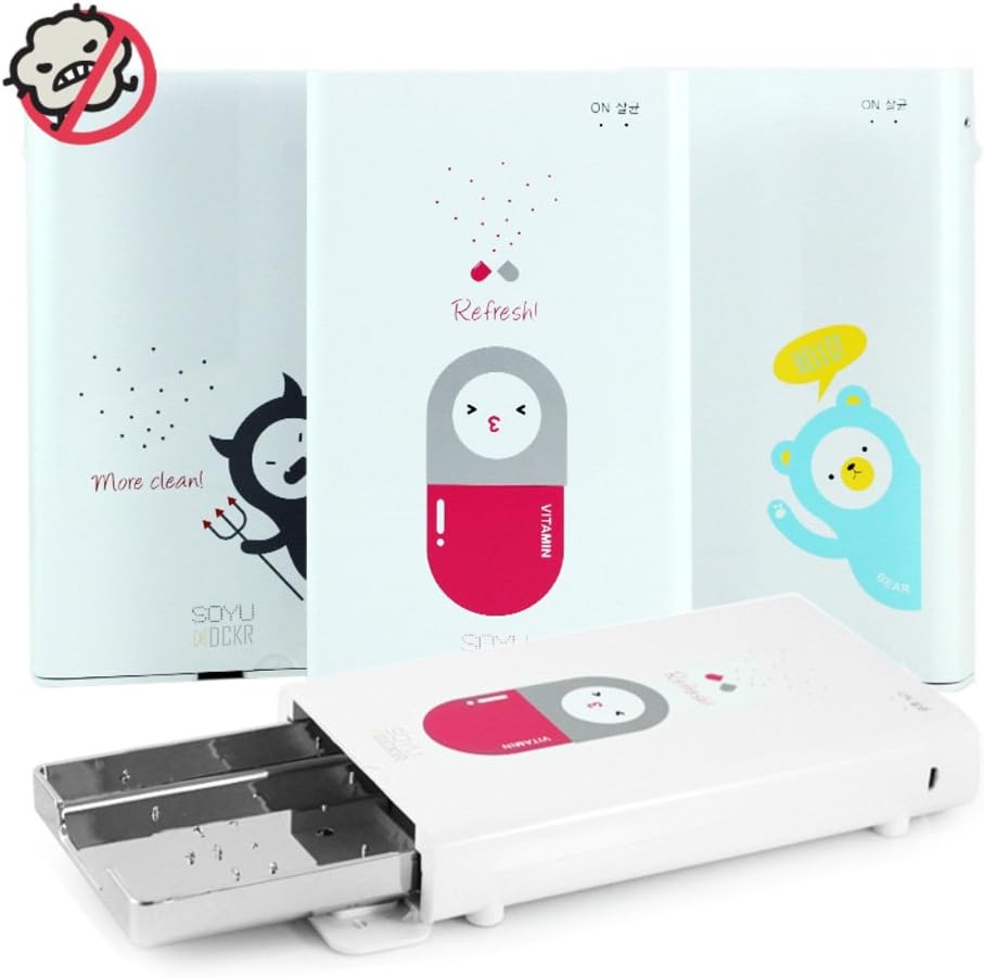 DCKR Top Cell Phone Sterilizer Charms And Charger Removing Germs By Clean Portable Using UV Light - Sanitizer For Smartphones And Various Devices Devil