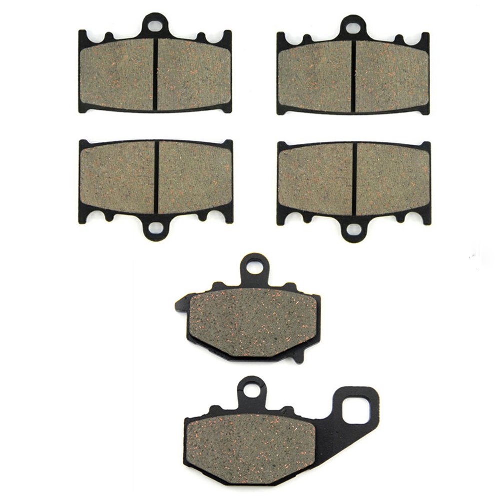 SOMMET Motorcycle front and rear brake pads for Kawasaki ZZR 600 (1993-2007)