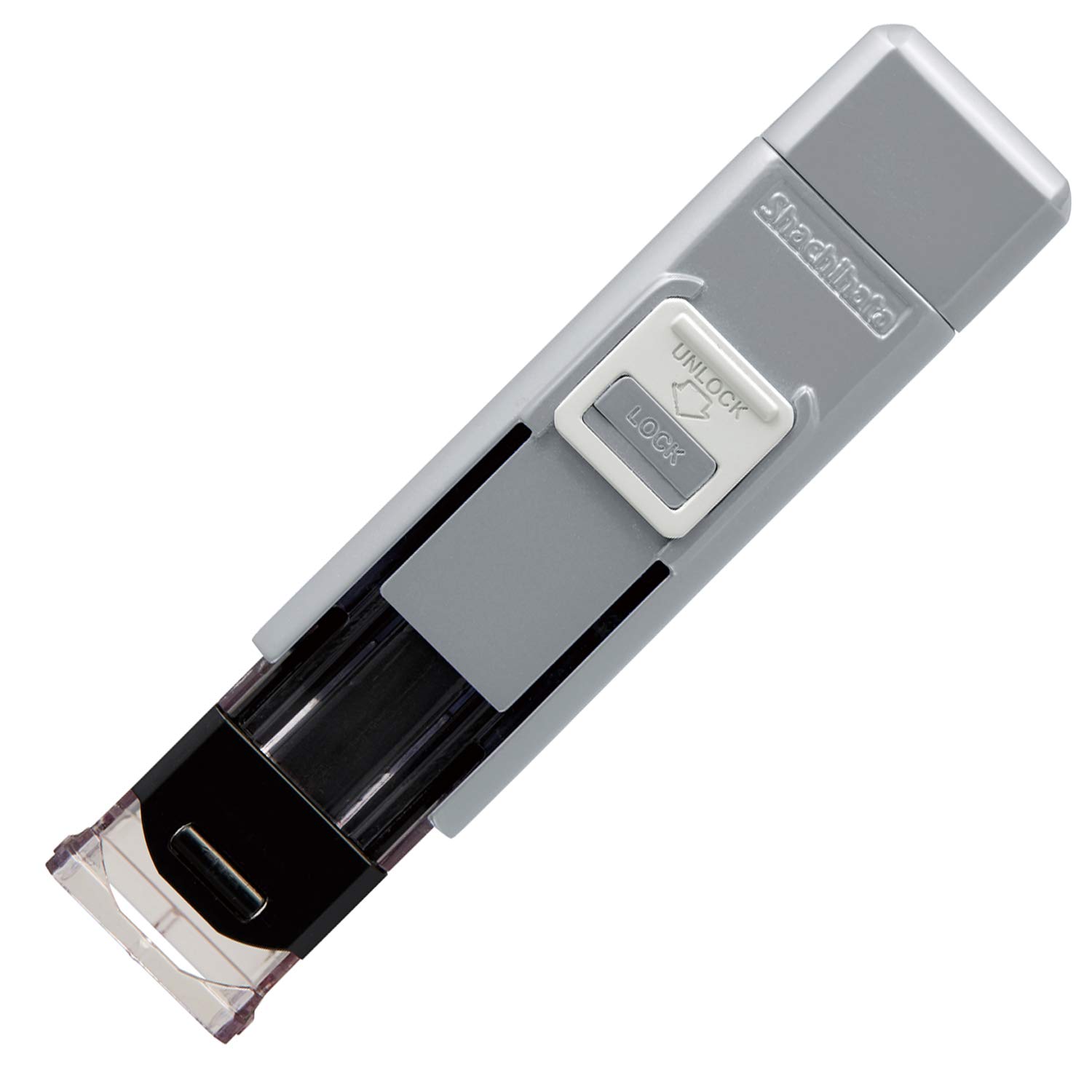 シャチハタ ワンタッチ式 印鑑ホルダー ハンコ・ベンリ グレー CPHN-A7商品画像