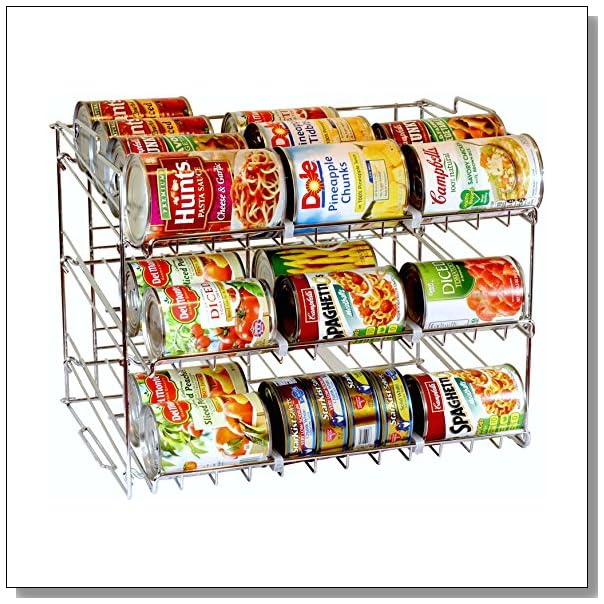 Ways to Store Canned Goods on a Pantry Shelf BLUE CRYSTAL SKY