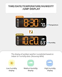 Digital Wall Clock, Digital Clock Large Display