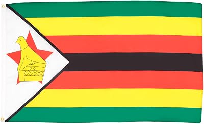 AZ FLAG Zimbabwe Flag 3x5 ft 100D Polyester with 2 Metal Grommets