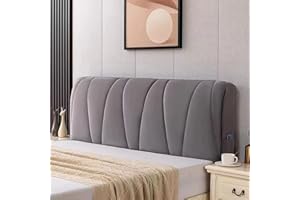 FIBITA Headboard Covers Slipcover,Velvet Thicken Bed Headboard Cover for Full Queen Cal King Size, Dustproof Protector Cover (Color : I, Size : 160cm/63in)