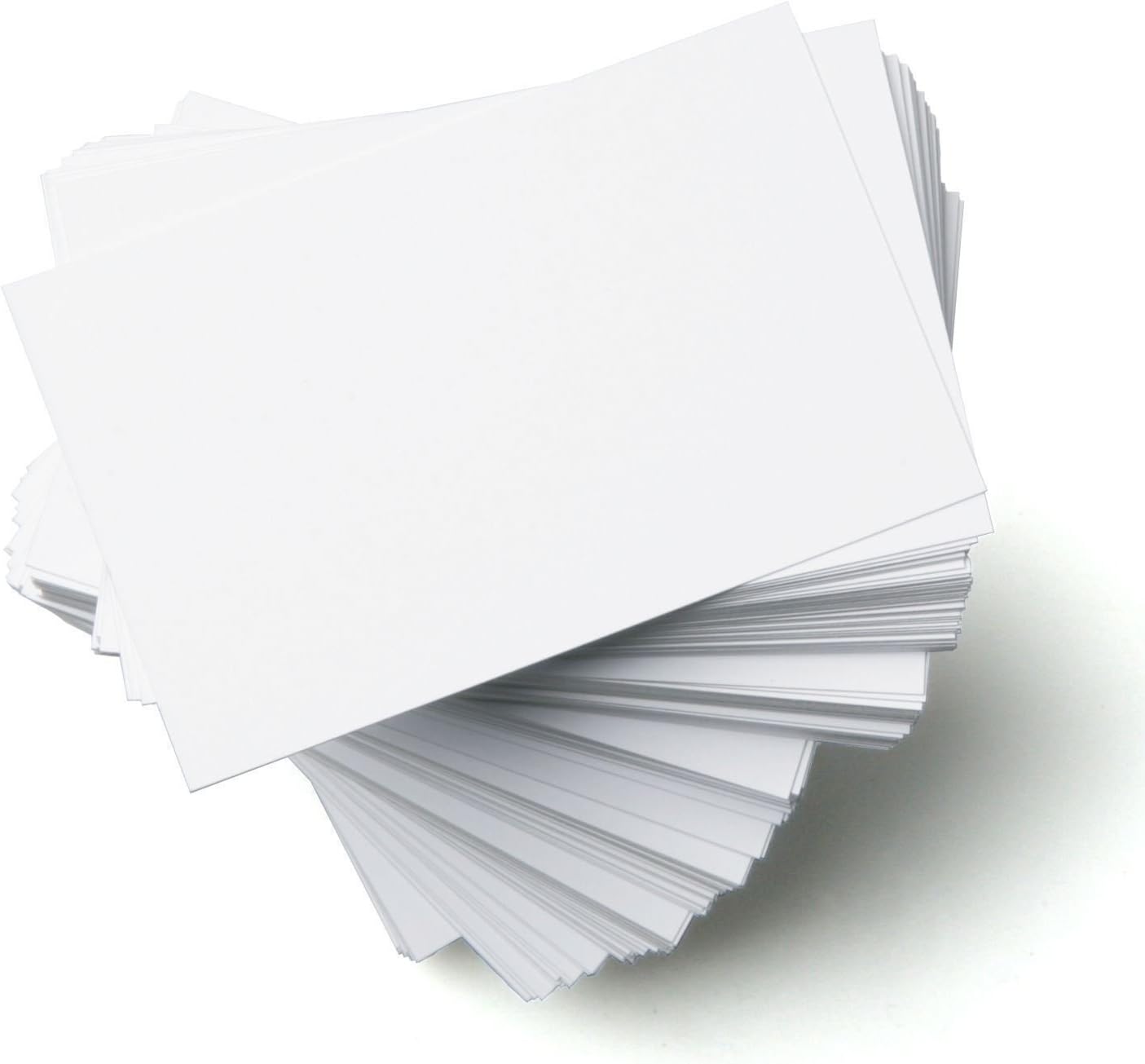 PARTY DECOR Standard Size (85mm x 55mm) Blank White Business Cards