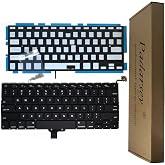 Padarsey Backlight Backlit Keyboard with 80 PCE Screws for MacBook Pro Unibody 13.3" A1278 2008-2015 Year W/Screws US Layout