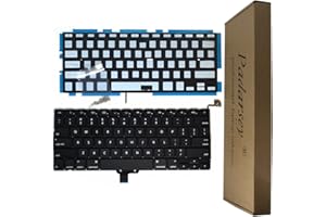 Padarsey Backlight Backlit Keyboard with 80 pce screws For Macbook Pro Unibody 13.3" A1278 2008-2015 Year W/screws US Layout
