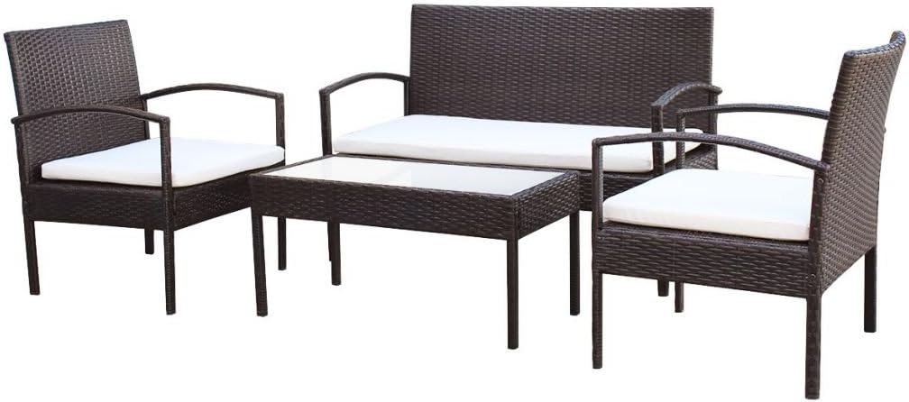 Amazon Com Daonanba Highly Comfortable Sofa Set Outdoor Sofa Set