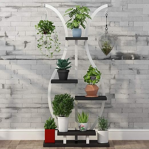 Puesto de plantas Soporte de flores del piso del balcón, soporte ...