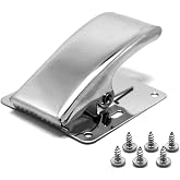 SAMSFX Fish Cleaning Board Tools Fillet Clamp w/Screws Deep-Jaw Fish Tail Clip Board for Scaling Table Bait (Fish Clamp)