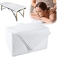 100 Pcs Disposable Massage Table Sheets Cover, Breathable Non-Woven Fabric Spa Sheets,Soft Waterproof Disposable Bed Sheets f