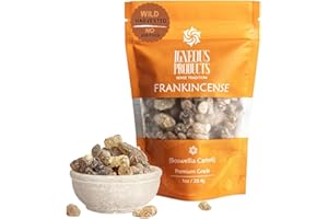 Frankincense Resin by Igneous Products - 2024 Harvested High Grade Frankincense Incense (1 oz / 28.34 Grams) of Somalia - لبان الذكر الاصلي | Church Incense | Luban | Incienso De Iglesia