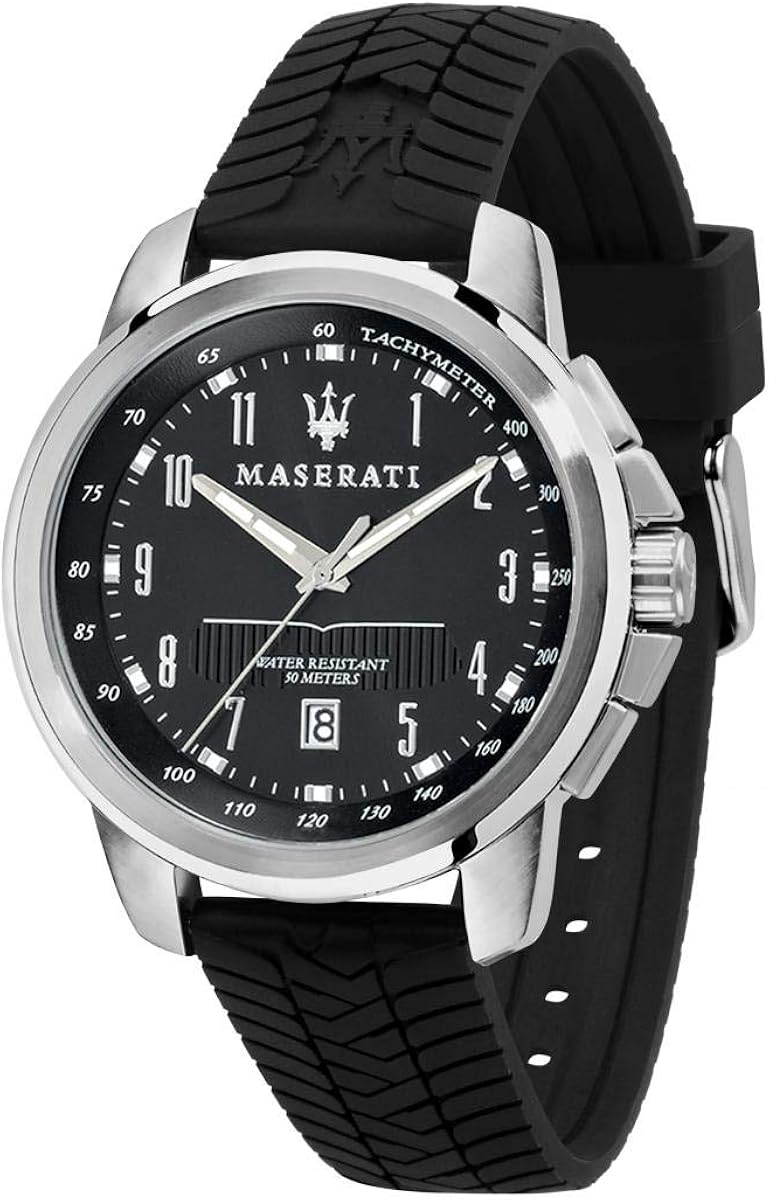 Buy Maserati Successo Analog Black Dial Men's WatchR8851121014 Online