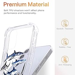 LuGeKe Cool Shark Print Case for iPhone 11