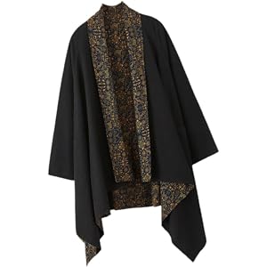 SM SunniMix Mens Linen Cardigan Cloak Shawl Collar Long Cardigan Drape Cape overcoat Open Front Irregular Hemline Double Laye