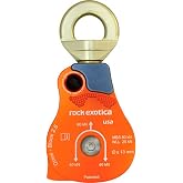 Rock Exotica Omni-Block Swivel Pulley &ndash; High-Strength Swivel Pulley with Sideplate Access for Rigging &ndash; Made in The USA