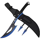Snake Eye Tactical Snake Eye Tactical Fantasy Machete Outdoors Camping Sword with Kunai Throwing Knife