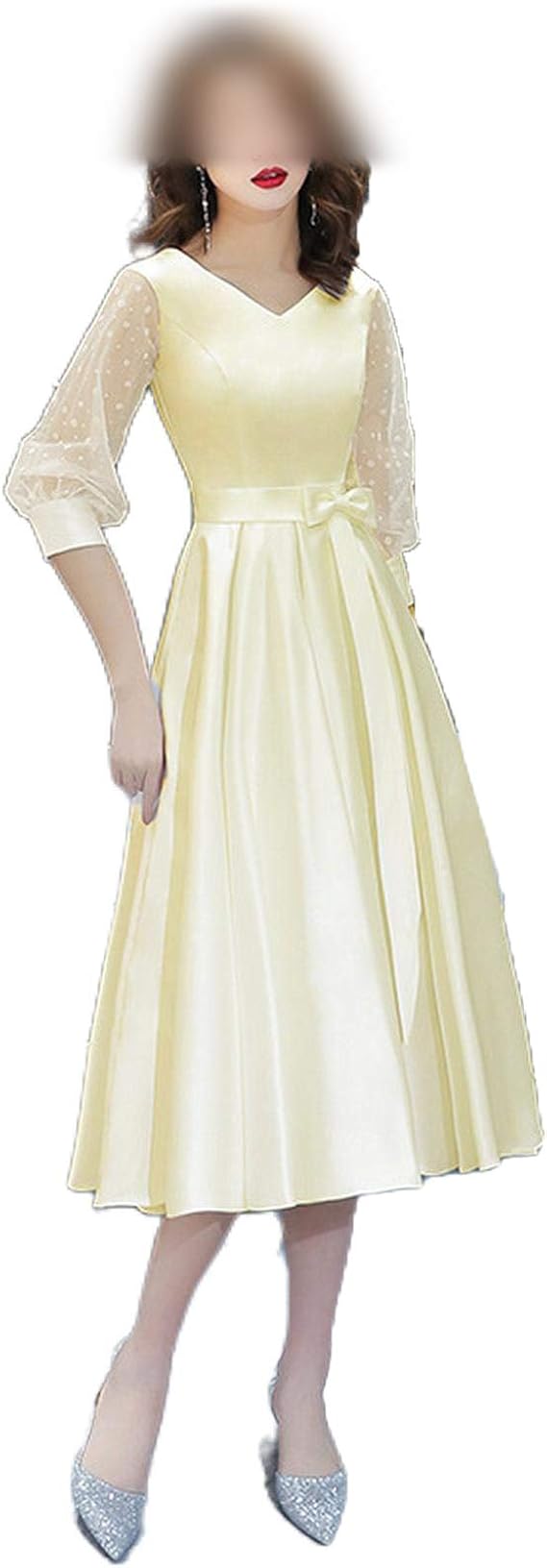 Amazon Co Jp Sexy Kawayi ホワイトスリムドレスチャイナオリエンタルvネックウェディング女性セクシーショートチャイナドレス イブニングドレスエレガントプリンセスドレスモダンキパオ Champagne B M 服 ファッション小物