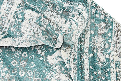 Unique Loom Sofia Collection Turquoise 9 x 12 Area Rug (9' x 12')