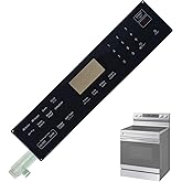 Upgraded DG96-00850H Range Membrane Switch Touchpad Control Panel | Compatible with Samsung Gas Range NE63A6511SS/AA-00,NE63A6511SS/AC,NE63A6511SG/AA-00,NE63A6511SS/AA