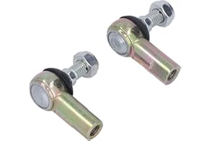 Yosoo 2 Pack M10 Tie Rod Ends with Sway Bar Joint for ATV, Kart, Scooter Stabilizer Linkage Kit for Motorized Vehicles Steeri