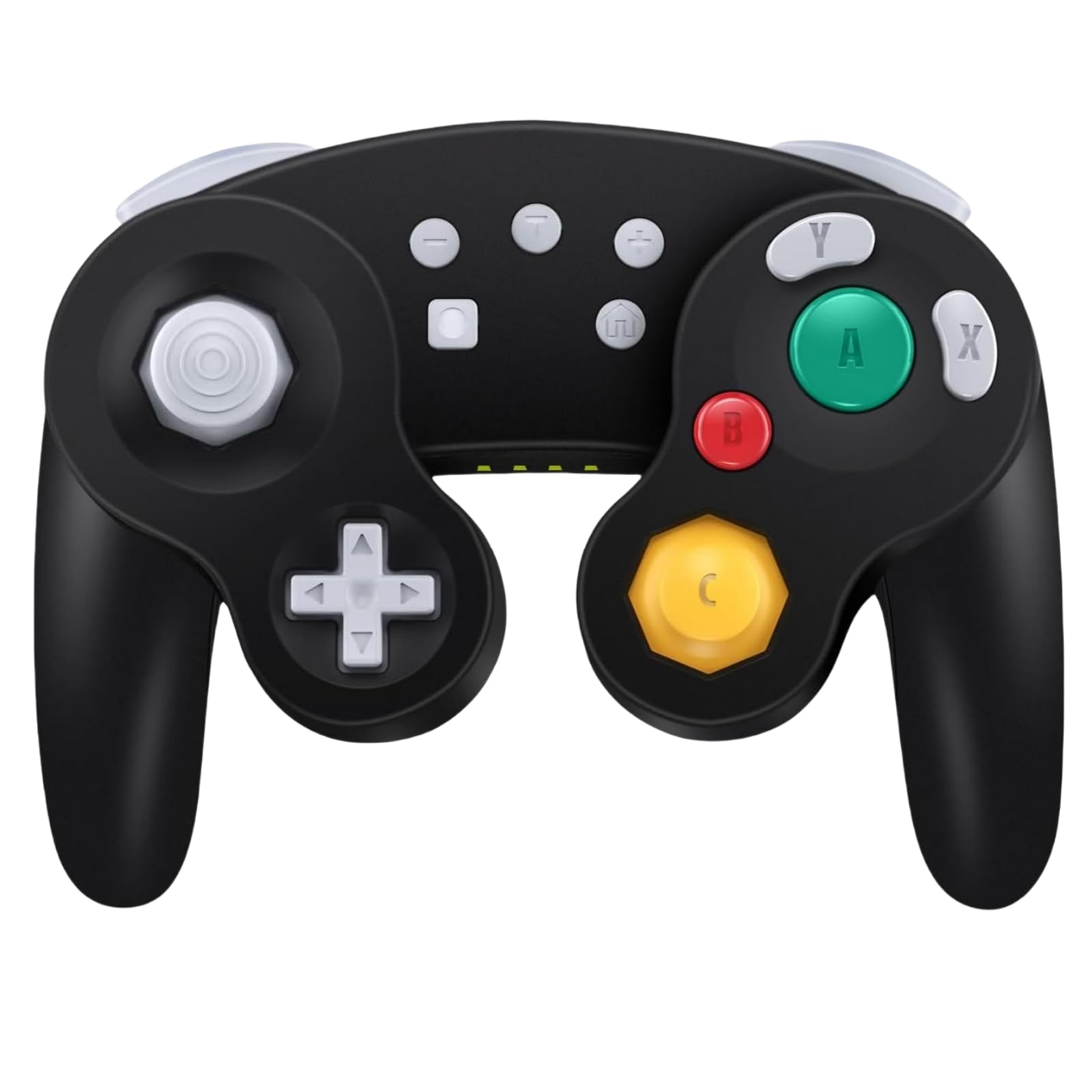 DTCGBIN Wireless Controller for Nintendo Switch/PC/Steam,One-Button Wake Up, 4-Level Vibration,6-Axis Gyro Motion, Turbo & Auto Turbo - Black